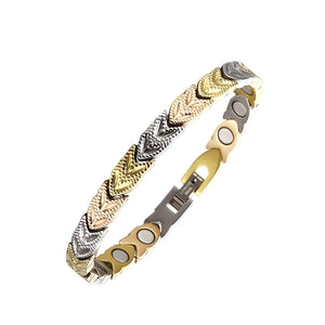 Moocare Stainless Steel Magnetic Bracelet High Power Fashion Bio Bracelets Charm Bangle For Men Women Gifts