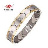 Moocare® | "DAKAR" Bracelet Thérapeutique en Acier Inoxydable