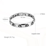 Moocare® | "ALGIERS" Bracelet Thérapeutique en Acier Inoxydable