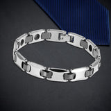 Moocare® | "ALGIERS" Bracelet Thérapeutique en Acier Inoxydable